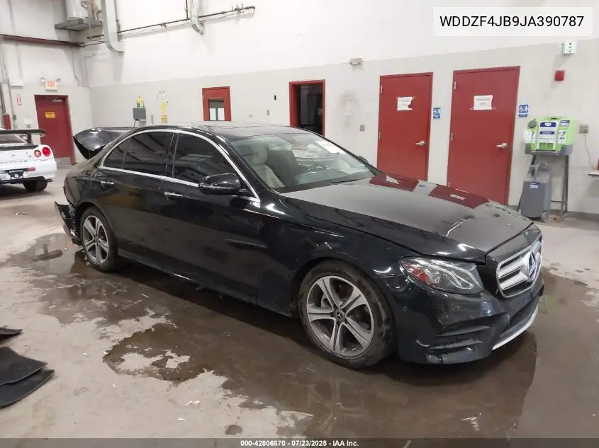 2018 Mercedes-Benz E 300 VIN: WDDZF4JB9JA390787 Lot: 42806870