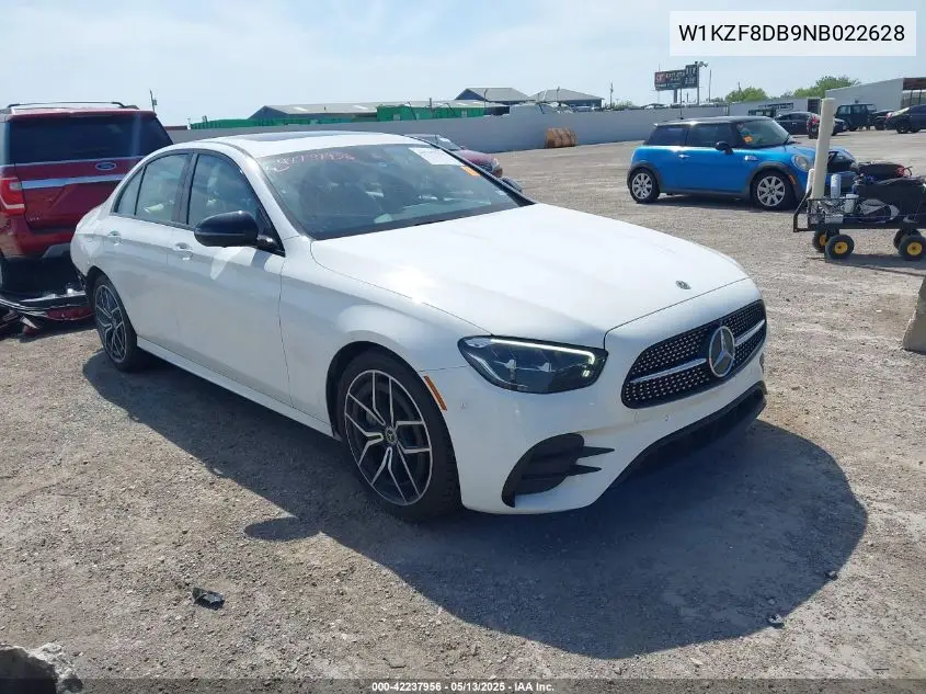 w1kzf8db9nb022628 W1KZF8DB9NB022628 2022 Mercedes-Benz E 350