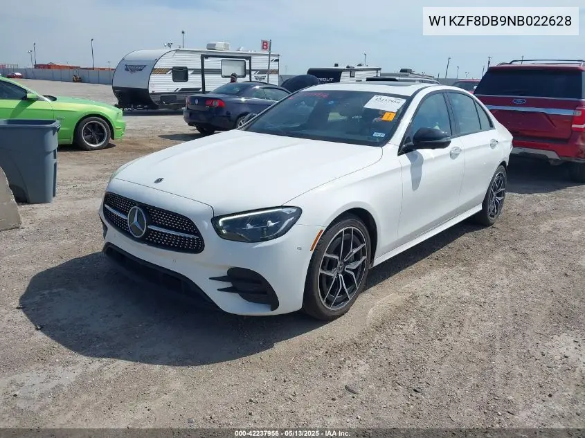 w1kzf8db9nb022628 W1KZF8DB9NB022628 2022 Mercedes-Benz E 350