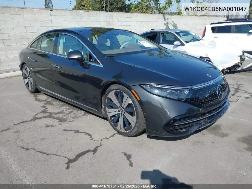2022 Mercedes-Benz Eqs 580 4Matic VIN: W1KCG4EB5NA001047 Lot: 41678761