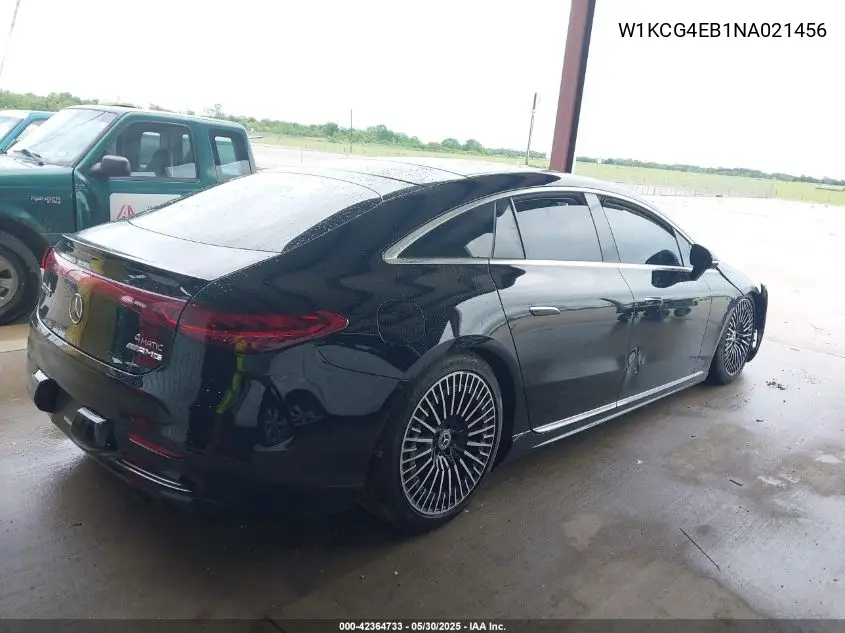 2022 Mercedes-Benz Eqs 580 4Matic VIN: W1KCG4EB1NA021456 Lot: 42364733
