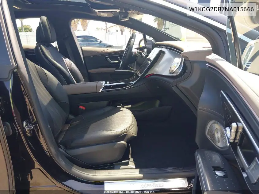 2022 Mercedes-Benz Eqs 450+ VIN: W1KCG2DB7NA015666 Lot: 42395166
