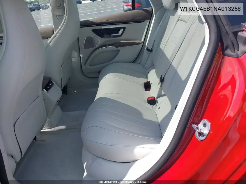 2022 Mercedes-Benz Eqs 580 4Matic VIN: W1KCG4EB1NA013258 Lot: 42449191