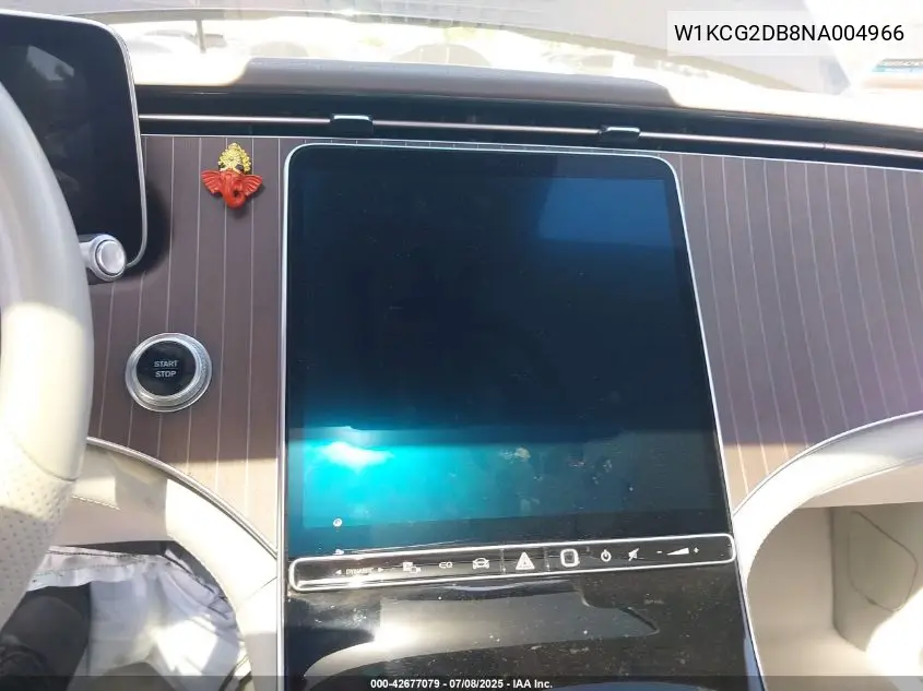 2022 Mercedes-Benz Eqs 450+ VIN: W1KCG2DB8NA004966 Lot: 42677079