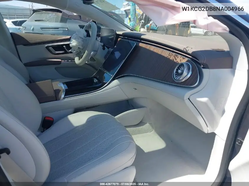2022 Mercedes-Benz Eqs 450+ VIN: W1KCG2DB8NA004966 Lot: 42677079