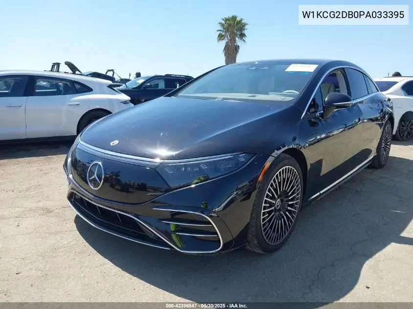 2023 Mercedes-Benz Eqs 450+ VIN: W1KCG2DB0PA033395 Lot: 42396847
