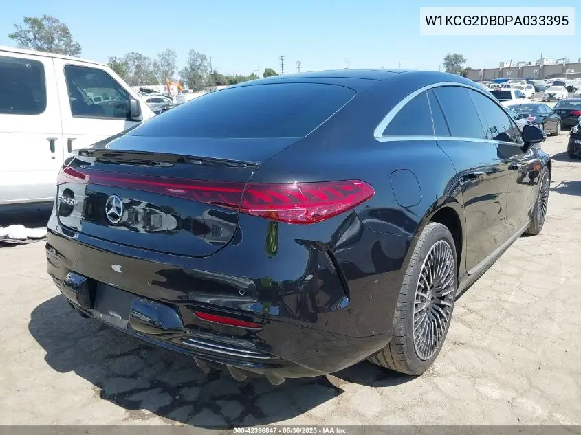 2023 Mercedes-Benz Eqs 450+ VIN: W1KCG2DB0PA033395 Lot: 42396847