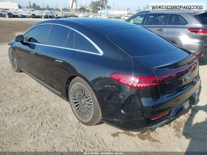 2023 Mercedes-Benz Eqs 450+ VIN: W1KCG2DB2PA032300 Lot: 42397964