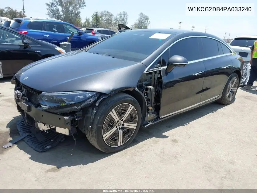 2023 Mercedes-Benz Eqs 450+ VIN: W1KCG2DB4PA033240 Lot: 42497711