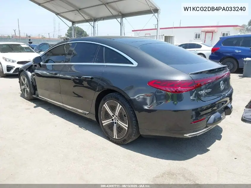 2023 Mercedes-Benz Eqs 450+ VIN: W1KCG2DB4PA033240 Lot: 42497711