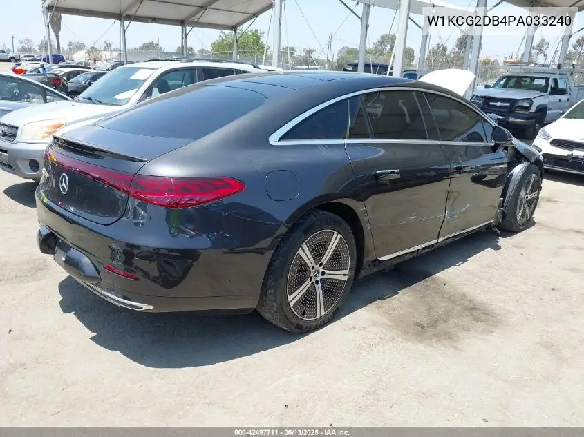 2023 Mercedes-Benz Eqs 450+ VIN: W1KCG2DB4PA033240 Lot: 42497711