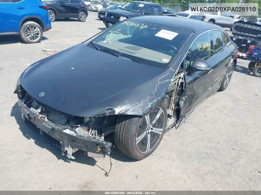 2023 Mercedes-Benz Eqs 450+ VIN: W1KCG2DBXPA028110 Lot: 42561938