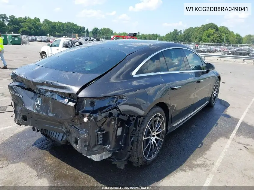 2024 Mercedes-Benz Eqs 450+ VIN: W1KCG2DB8RA049041 Lot: 42569334