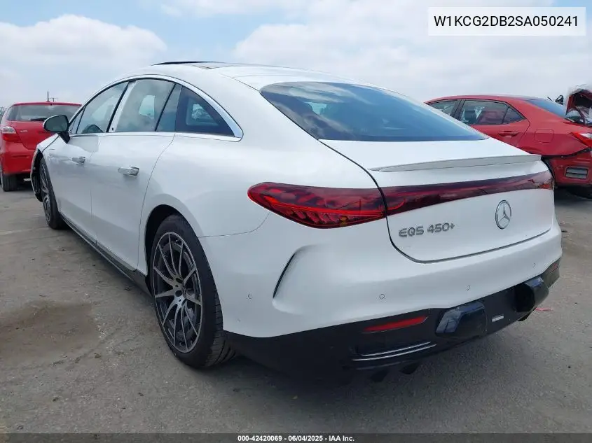 2025 Mercedes-Benz Eqs 450+ VIN: W1KCG2DB2SA050241 Lot: 42420069