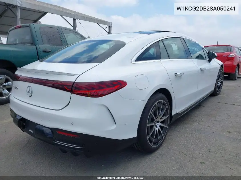 2025 Mercedes-Benz Eqs 450+ VIN: W1KCG2DB2SA050241 Lot: 42420069