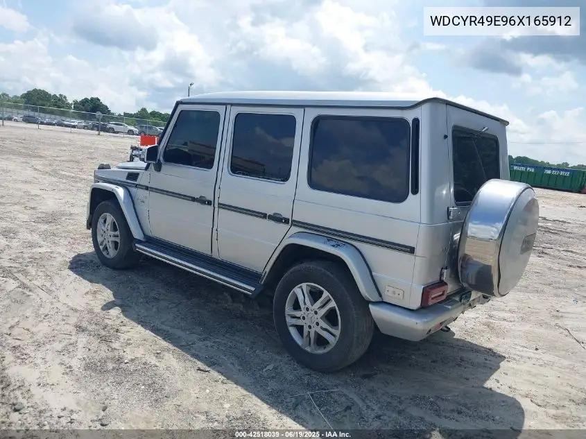 2006 Mercedes-Benz G 500 Grand Edition 4Matic VIN: WDCYR49E96X165912 Lot: 42518039