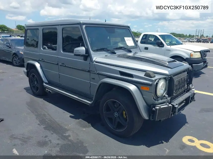 2016 Mercedes-Benz G 550 4Matic VIN: WDCYC3KF1GX250789 Lot: 42558171