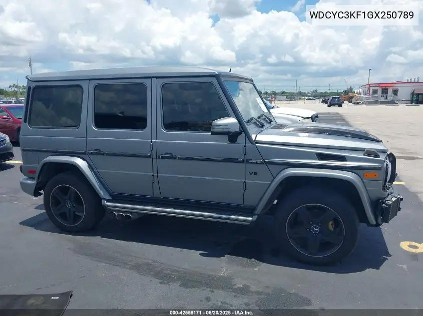 2016 Mercedes-Benz G 550 4Matic VIN: WDCYC3KF1GX250789 Lot: 42558171