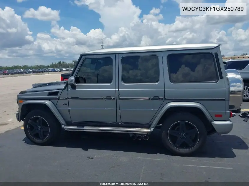 2016 Mercedes-Benz G 550 4Matic VIN: WDCYC3KF1GX250789 Lot: 42558171
