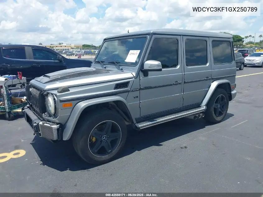 2016 Mercedes-Benz G 550 4Matic VIN: WDCYC3KF1GX250789 Lot: 42558171