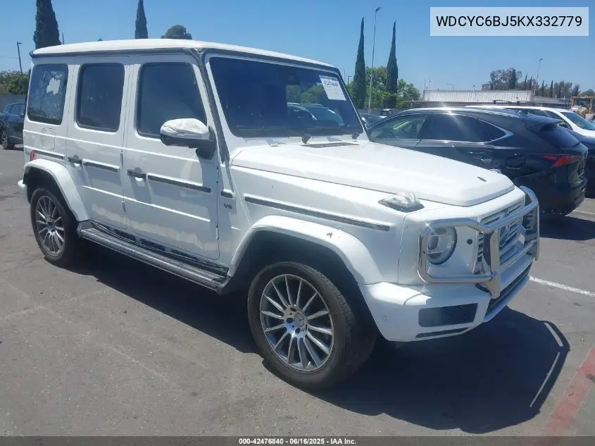 2019 Mercedes-Benz G 550 4Matic VIN: WDCYC6BJ5KX332779 Lot: 42476840