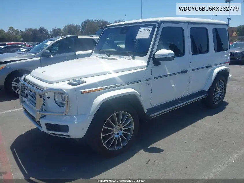 2019 Mercedes-Benz G 550 4Matic VIN: WDCYC6BJ5KX332779 Lot: 42476840