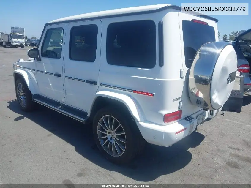 2019 Mercedes-Benz G 550 4Matic VIN: WDCYC6BJ5KX332779 Lot: 42476840