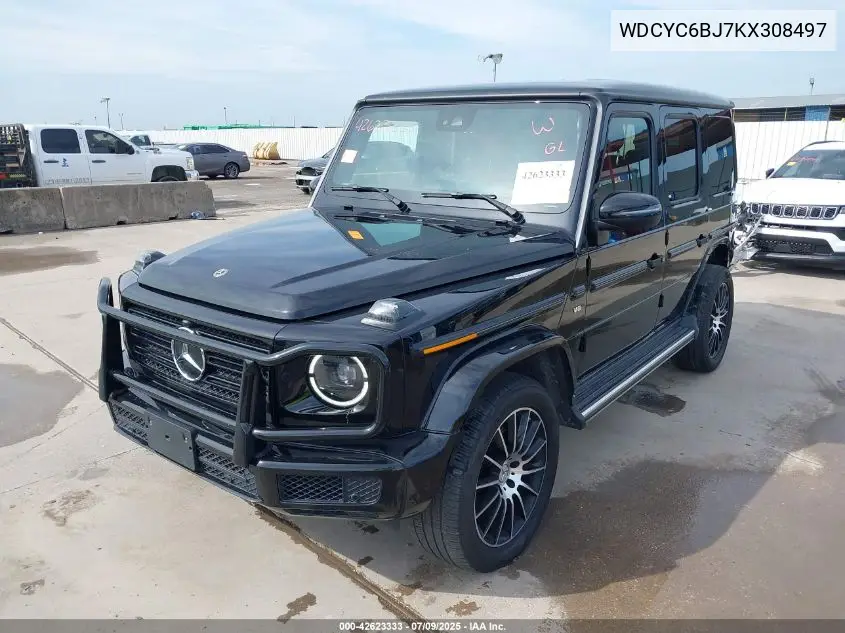 2019 Mercedes-Benz G 550 4Matic VIN: WDCYC6BJ7KX308497 Lot: 42623333