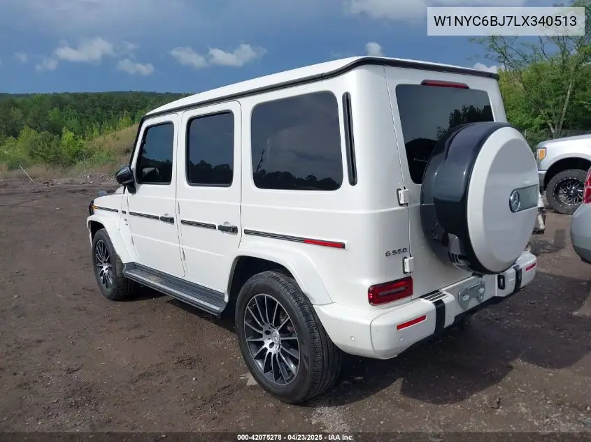 2020 Mercedes-Benz G 550 4Matic VIN: W1NYC6BJ7LX340513 Lot: 42075278