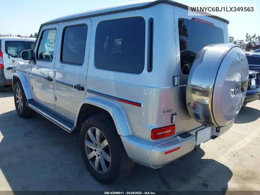 2020 Mercedes-Benz G 550 4Matic VIN: W1NYC6BJ1LX349563 Lot: 42096011