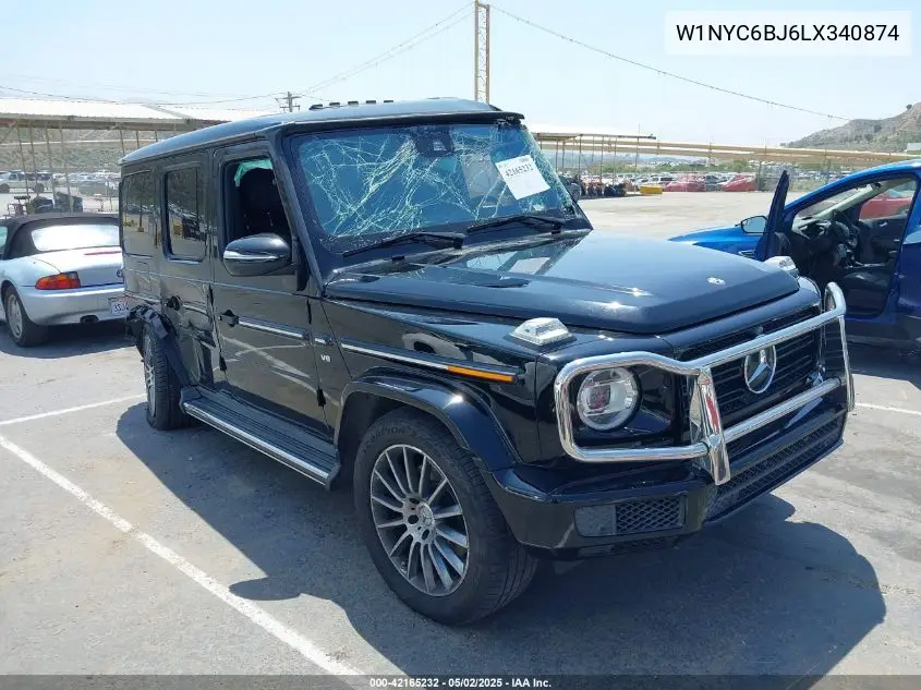 2020 Mercedes-Benz G 550 4Matic VIN: W1NYC6BJ6LX340874 Lot: 42165232