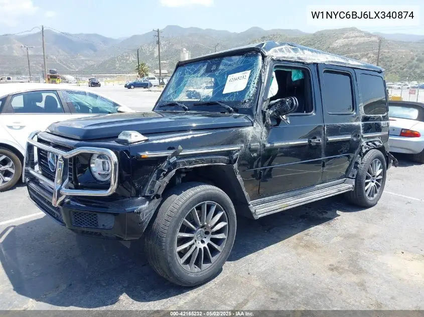 2020 Mercedes-Benz G 550 4Matic VIN: W1NYC6BJ6LX340874 Lot: 42165232