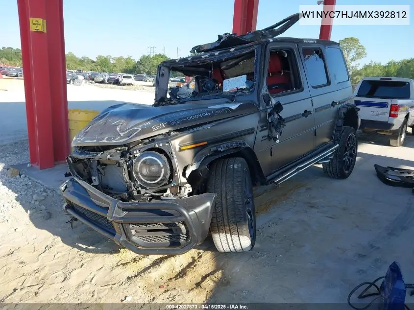 2021 Mercedes-Benz Amg G 63 4Matic VIN: W1NYC7HJ4MX392812 Lot: 42027873