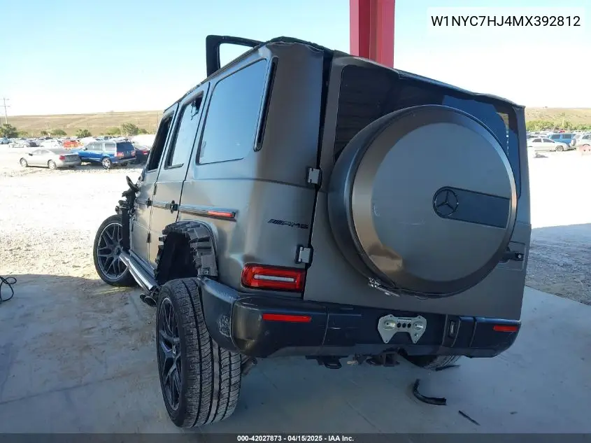2021 Mercedes-Benz Amg G 63 4Matic VIN: W1NYC7HJ4MX392812 Lot: 42027873