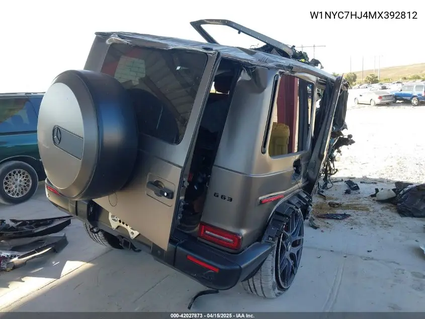 2021 Mercedes-Benz Amg G 63 4Matic VIN: W1NYC7HJ4MX392812 Lot: 42027873