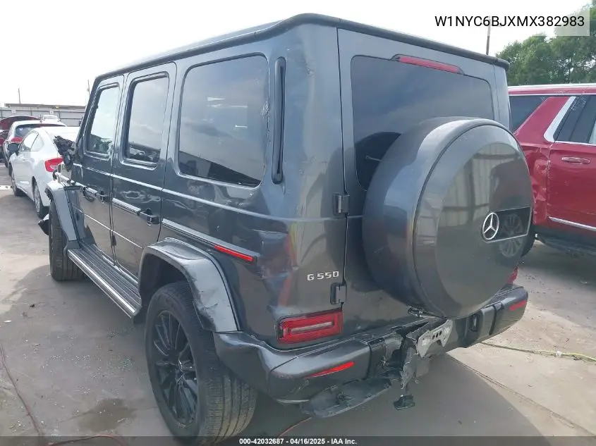 2021 Mercedes-Benz G 550 Suv VIN: W1NYC6BJXMX382983 Lot: 42032687
