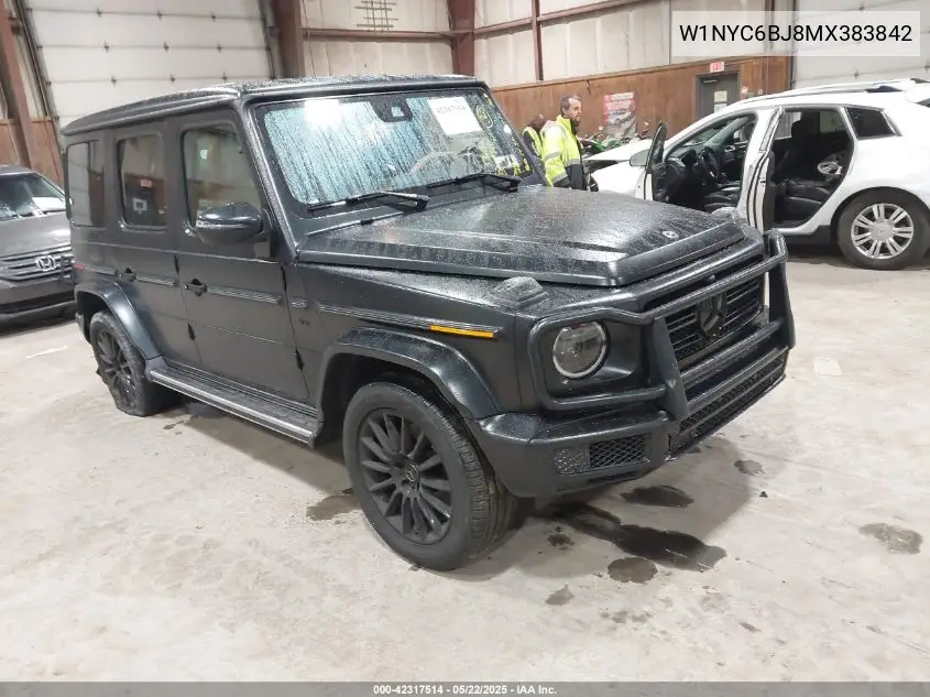 2021 Mercedes-Benz G 550 Suv VIN: W1NYC6BJ8MX383842 Lot: 42317514