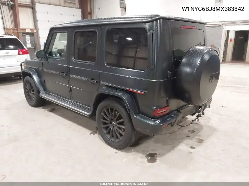 2021 Mercedes-Benz G 550 Suv VIN: W1NYC6BJ8MX383842 Lot: 42317514