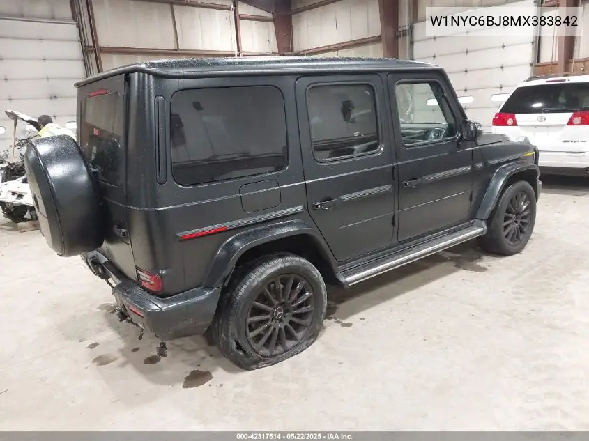 2021 Mercedes-Benz G 550 Suv VIN: W1NYC6BJ8MX383842 Lot: 42317514