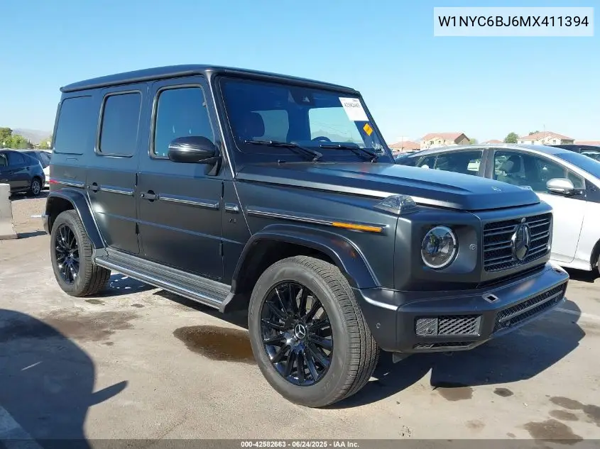 2021 Mercedes-Benz G 550 Suv VIN: W1NYC6BJ6MX411394 Lot: 42582663