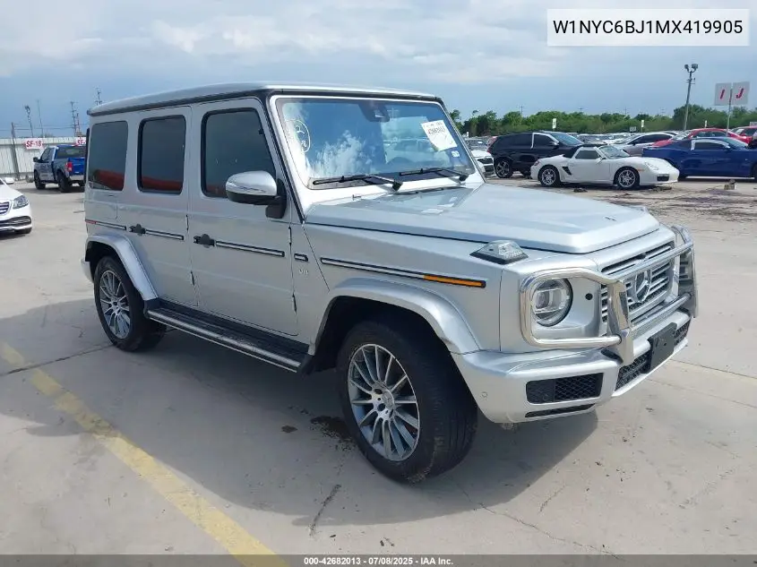 2021 Mercedes-Benz G 550 Suv VIN: W1NYC6BJ1MX419905 Lot: 42682013