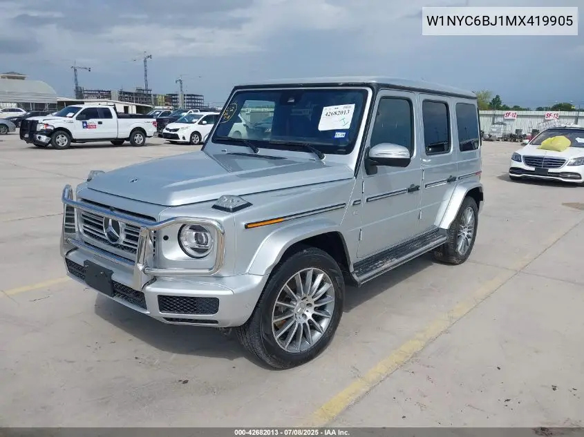 2021 Mercedes-Benz G 550 Suv VIN: W1NYC6BJ1MX419905 Lot: 42682013