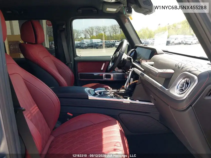 2022 Mercedes-Benz G-Class VIN: W1NYC6BJ5NX455288 Lot: 12163310