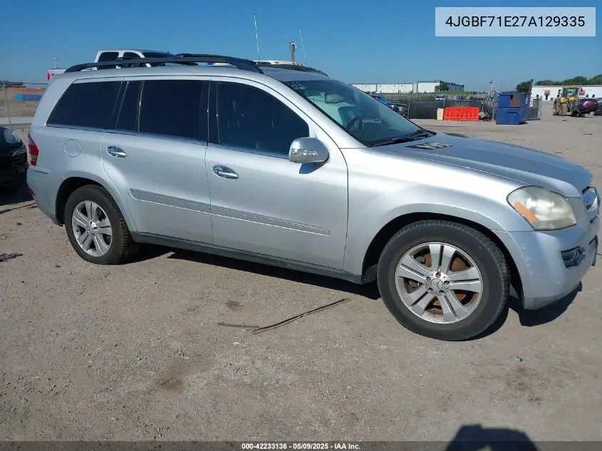 4jgbf71e27a129335 4JGBF71E27A129335 2007 Mercedes-Benz Gl 450 4Matic