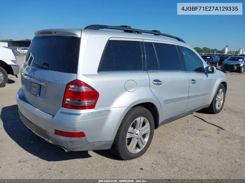 4jgbf71e27a129335 4JGBF71E27A129335 2007 Mercedes-Benz Gl 450 4Matic
