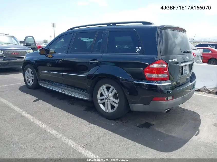 2007 Mercedes-Benz Gl 450 4Matic VIN: 4JGBF71E17A166070 Lot: 42267675