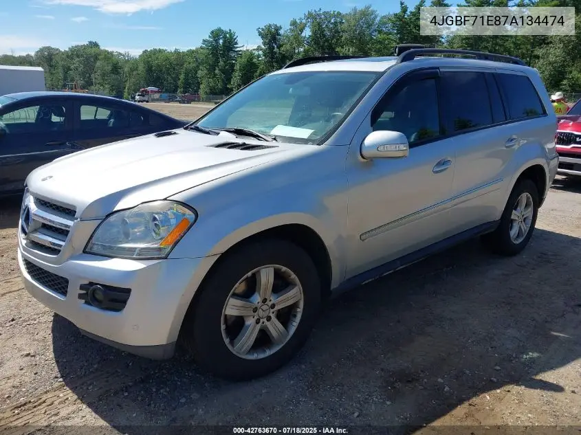 2007 Mercedes-Benz Gl 450 4Matic VIN: 4JGBF71E87A134474 Lot: 42763670