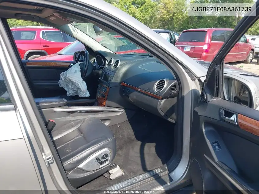 2008 Mercedes-Benz Gl 450 4Matic VIN: 4JGBF71E08A361739 Lot: 42582176