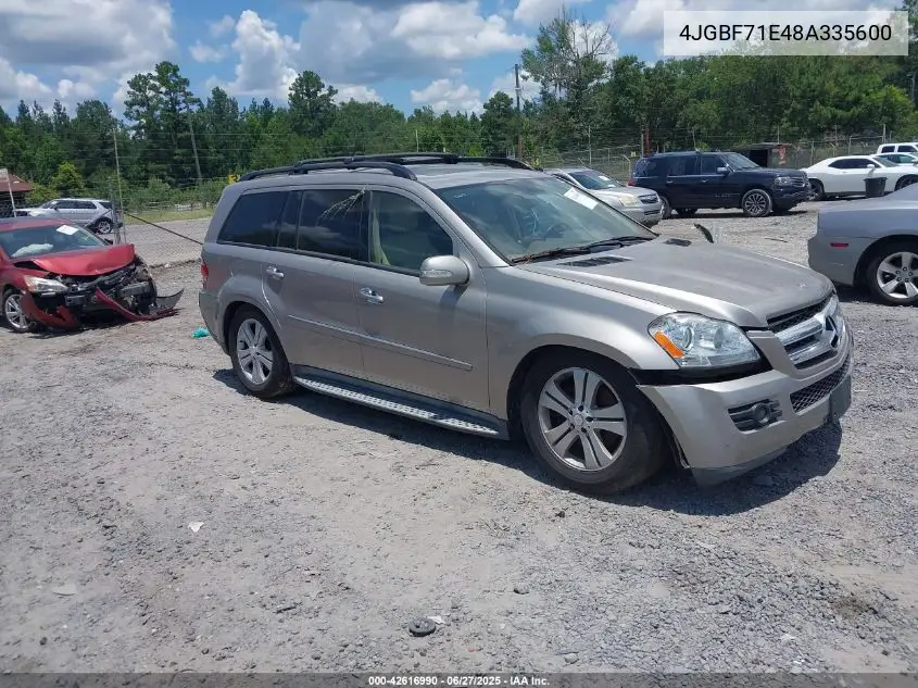 2008 Mercedes-Benz Gl 450 4Matic VIN: 4JGBF71E48A335600 Lot: 42616990