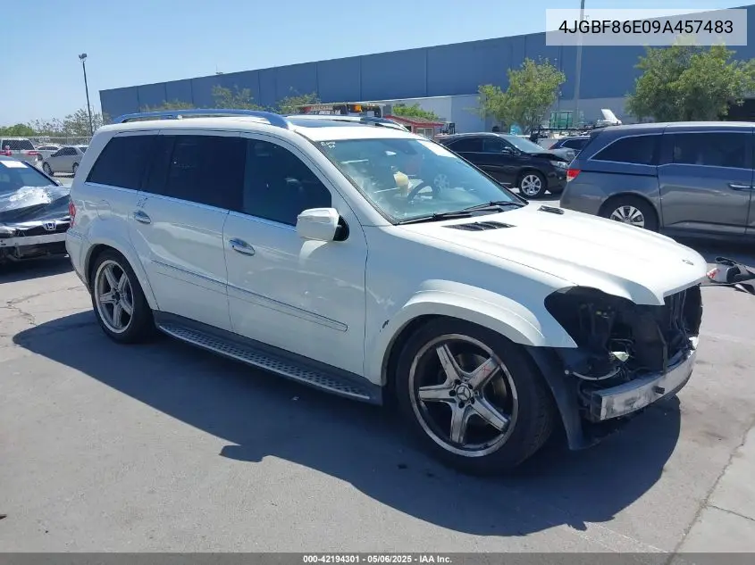 2009 Mercedes-Benz Gl 550 4Matic VIN: 4JGBF86E09A457483 Lot: 42194301